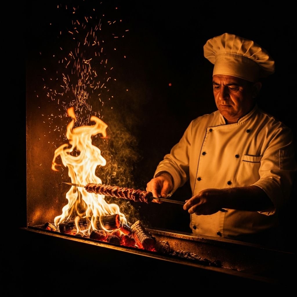 Master grill chef